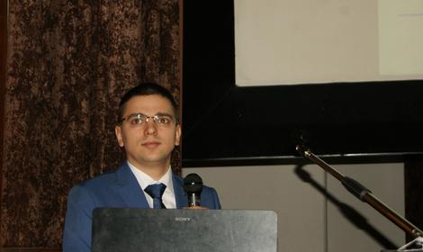 Сотрудник лаборатории химии диазосоединений, к.х.н. Дмитрий Денисов стал победителем конкурса 2022 года на право получения грантов Президента Российской Федерации для государственной поддержки молодых российских ученых – кандидатов наук